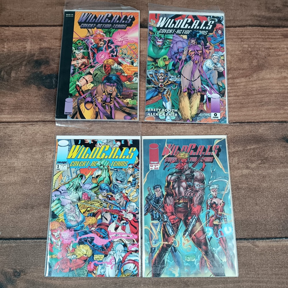 Image Comics WildC.A.T.s Covert-Action Teams Lot of 4 Multicolor Excellent 90s